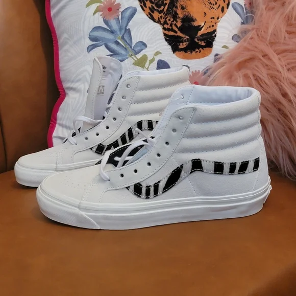 Vans Shoes Vans Unisex Sk8 Hi Anaheim Factory White Suede With